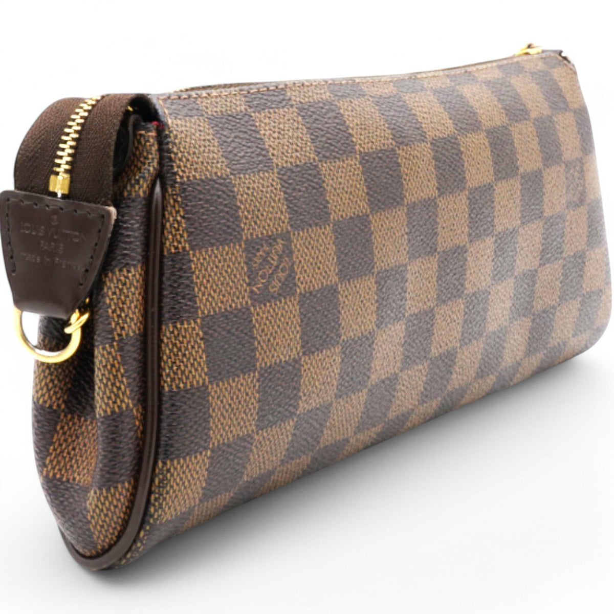 Louis-vuitton Damier Ebene Eva Clutch Brown