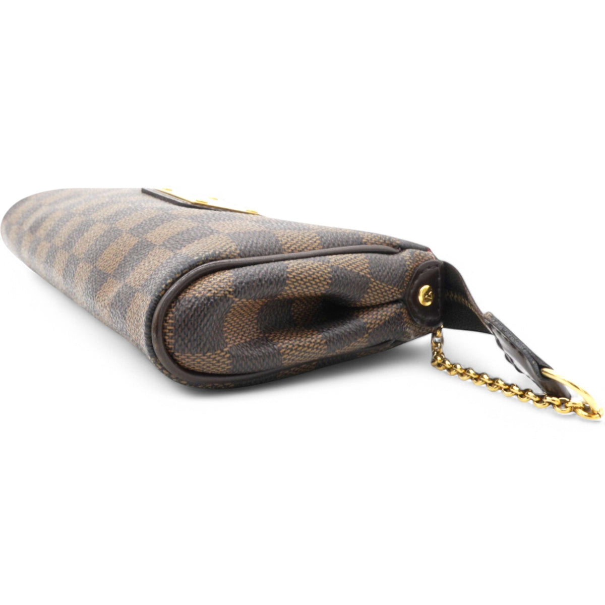 Louis-vuitton Damier Ebene Eva Clutch Brown