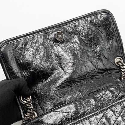 Saint Laurent / YSL Medium Niki Calfskin Black SHW