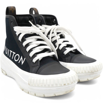 Louis-vuitton Canvas LV Squad Sneaker Boots Black Size34