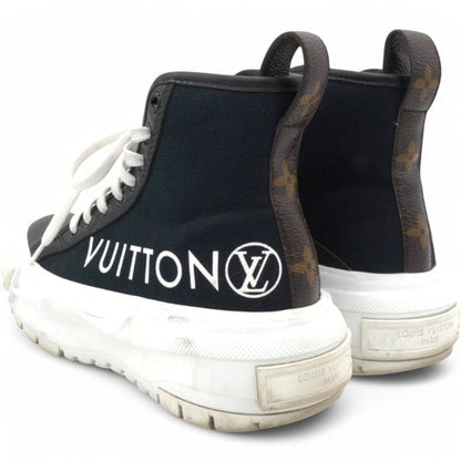 Louis-vuitton Canvas LV Squad Sneaker Boots Black Size34