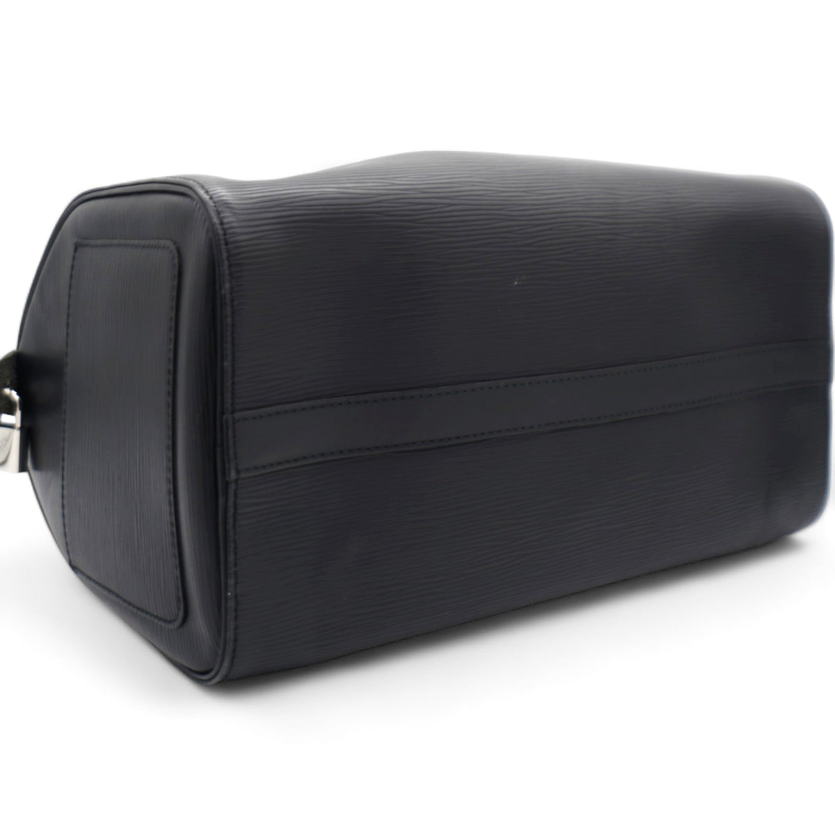Louis-vuitton Noir Epi Leather Speedy 35 Bag
