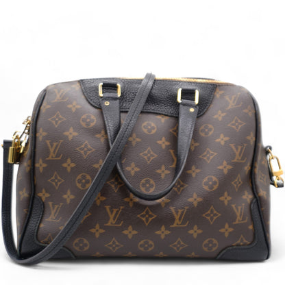 Louis-vuitton Black Monogram Canvas Retiro NM Bag