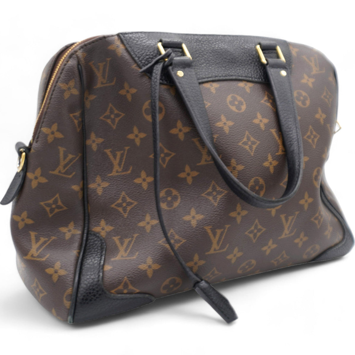 Louis-vuitton Black Monogram Canvas Retiro NM Bag