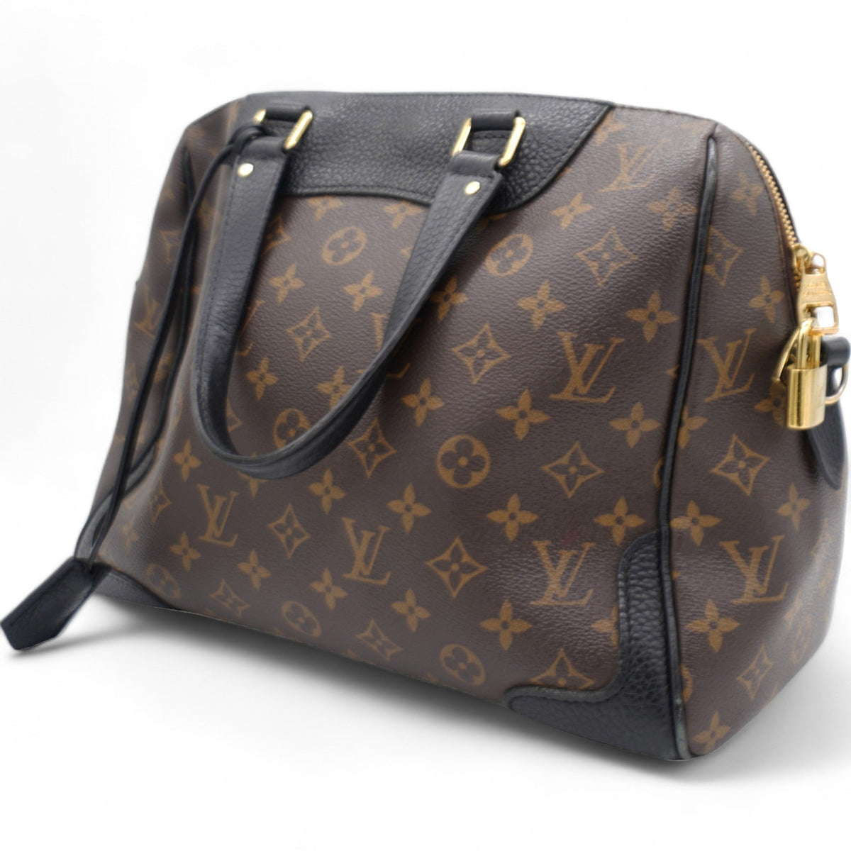 Louis-vuitton Black Monogram Canvas Retiro NM Bag