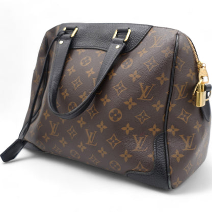 Louis-vuitton Black Monogram Canvas Retiro NM Bag