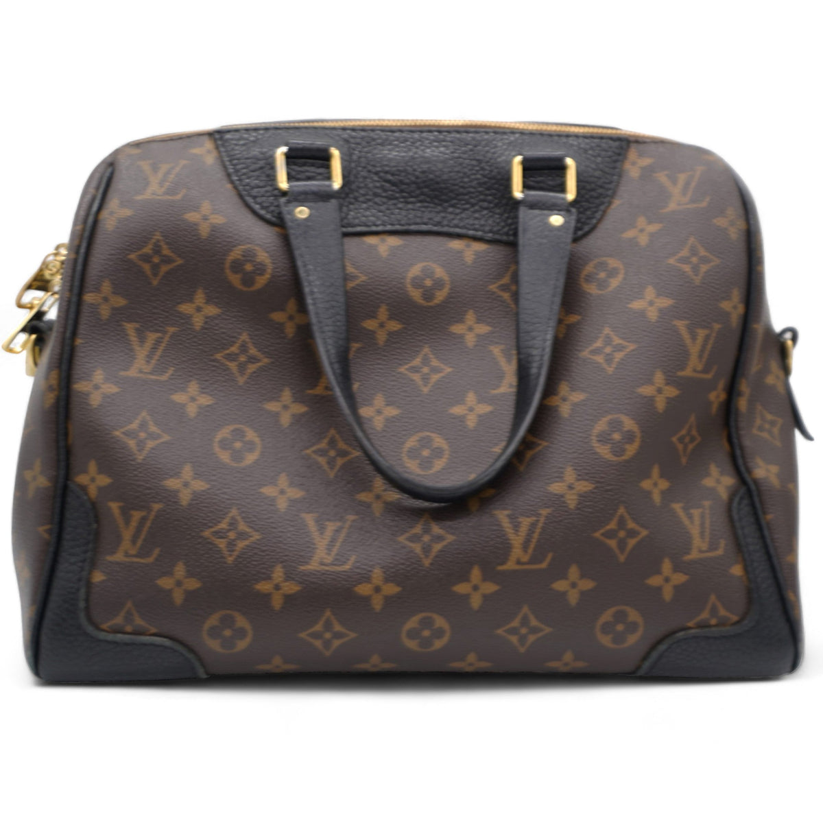 Louis-vuitton Black Monogram Canvas Retiro NM Bag