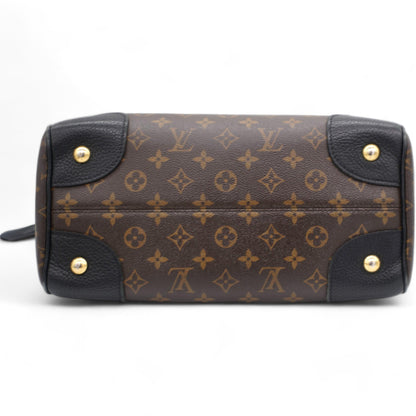 Louis-vuitton Black Monogram Canvas Retiro NM Bag