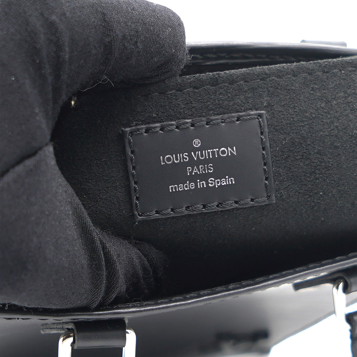 Louis-vuitton Epi Petit Sac Plat Black