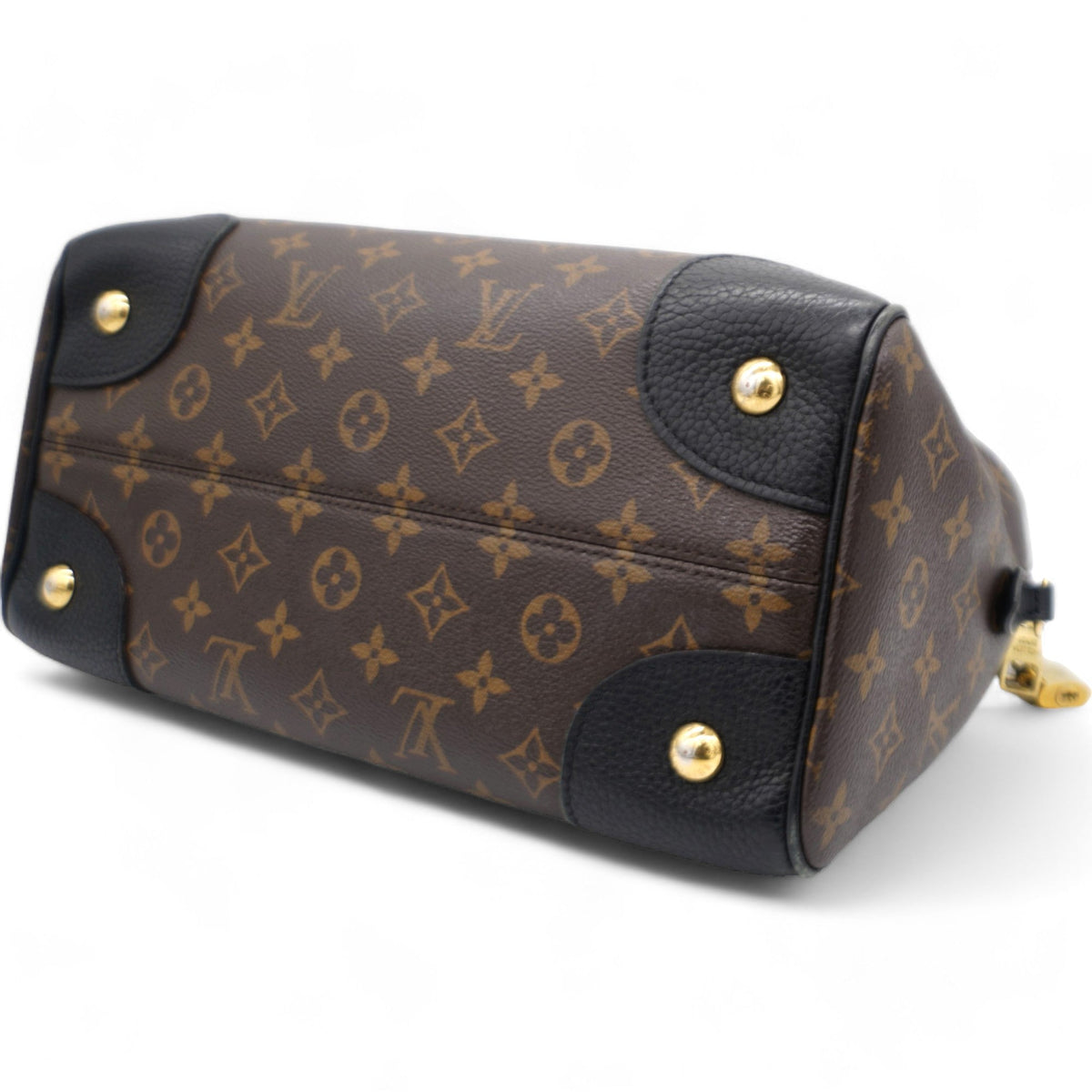 Louis-vuitton Black Monogram Canvas Retiro NM Bag