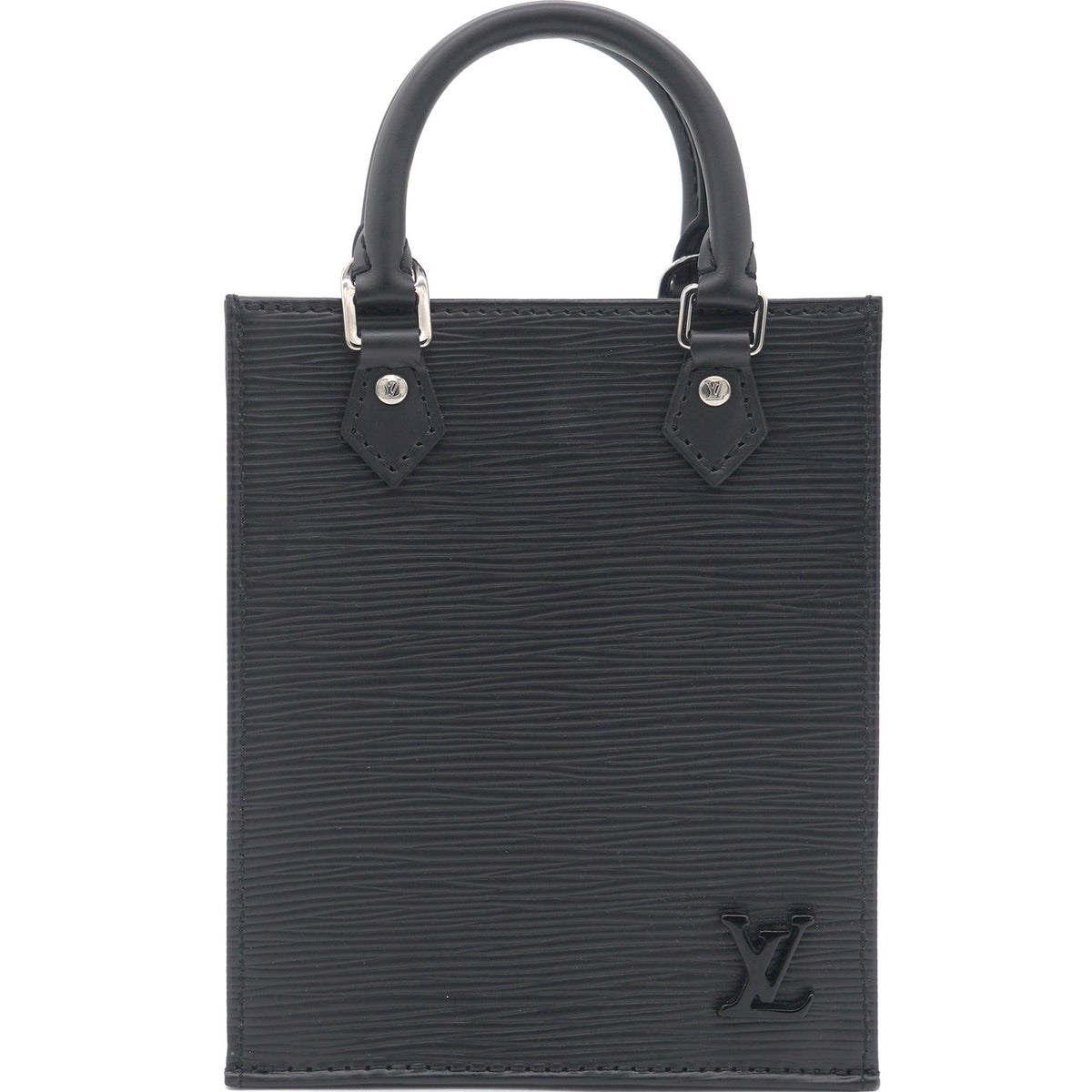 Louis-vuitton Epi Petit Sac Plat Black