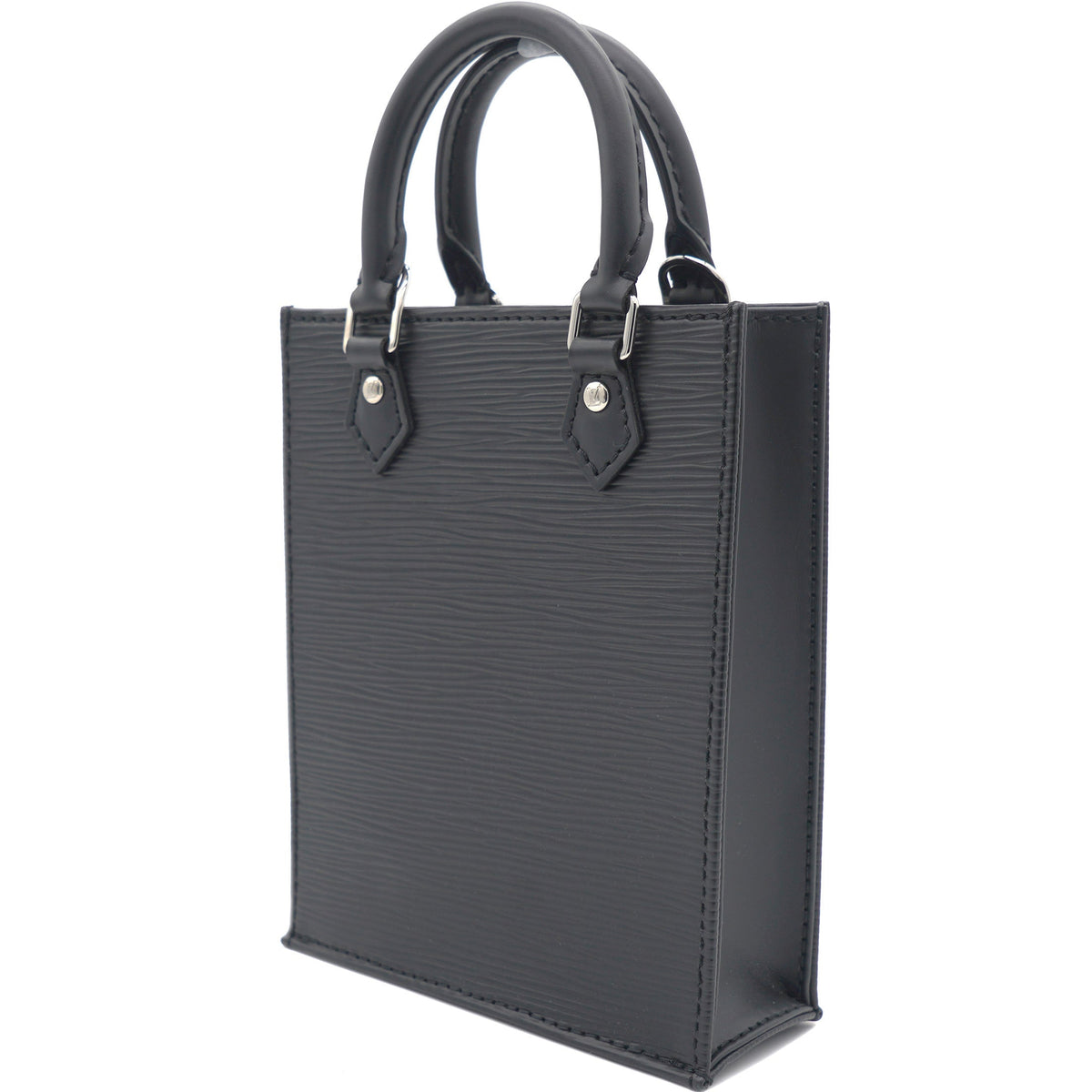 Louis-vuitton Epi Petit Sac Plat Black