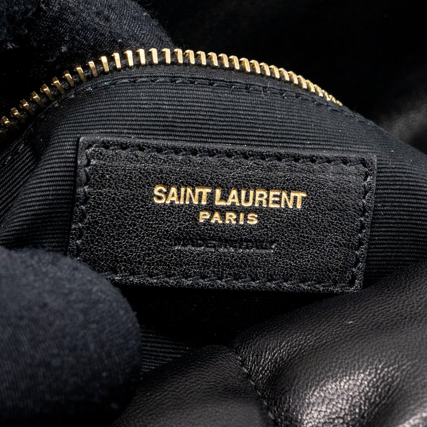 Saint Laurent Small Puffer Quilted Nappa Leather Black GHW