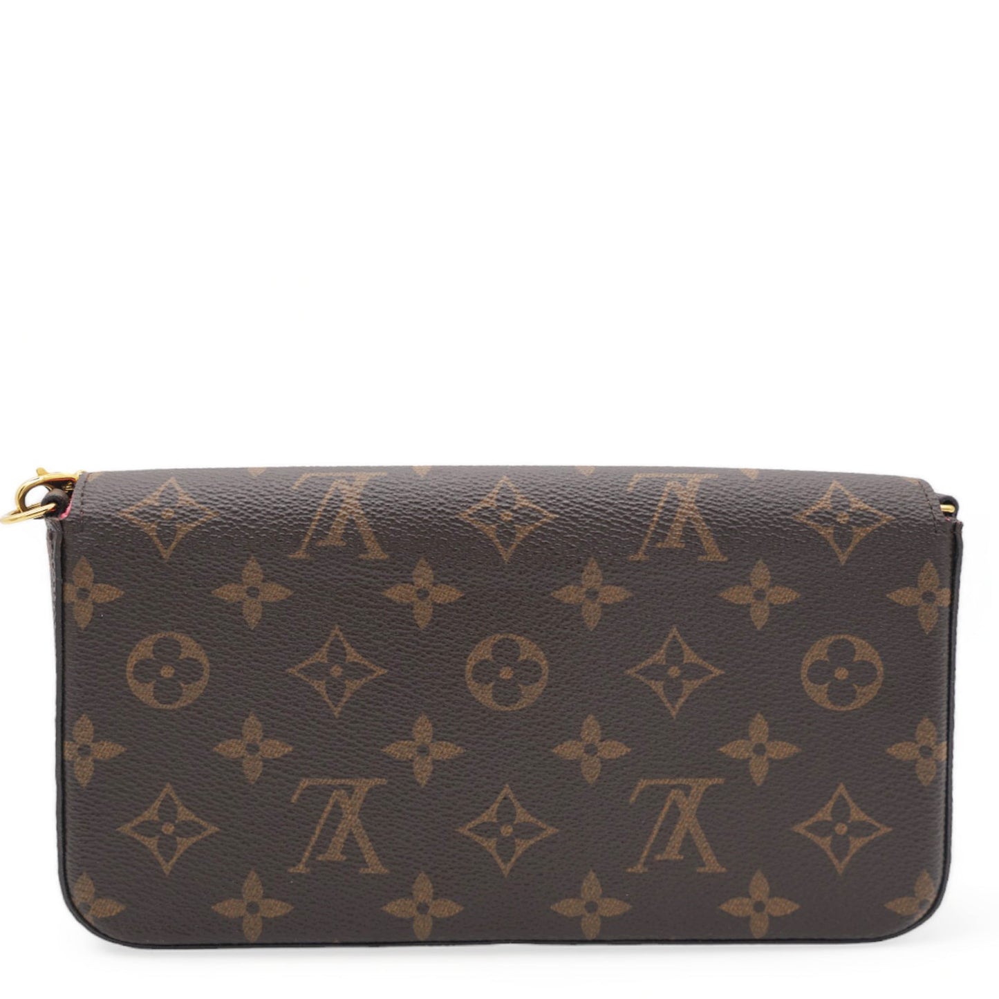 Louis-vuitton Monogram Canvas Lovely Birds Pochette Felicie Chain Wallet