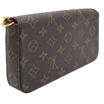 Louis-vuitton Monogram Canvas Lovely Birds Pochette Felicie Chain Wallet