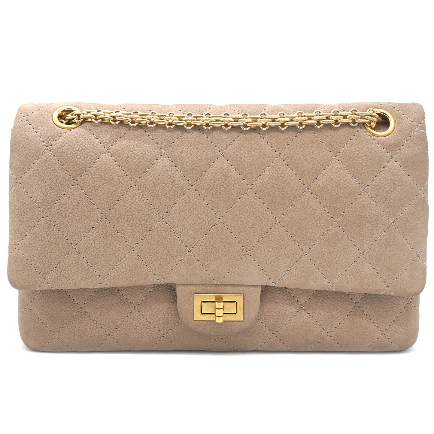 2.55 Reissue Flap Bag Nubuck Beige 226
