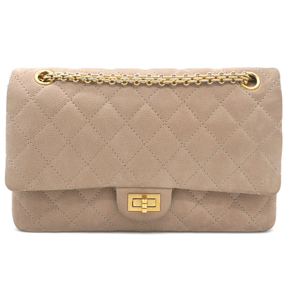 2.55 Reissue Flap Bag Nubuck Beige 226