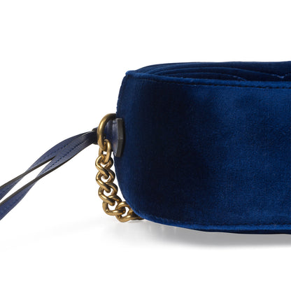 GG Velvet Marmont Camera Bag