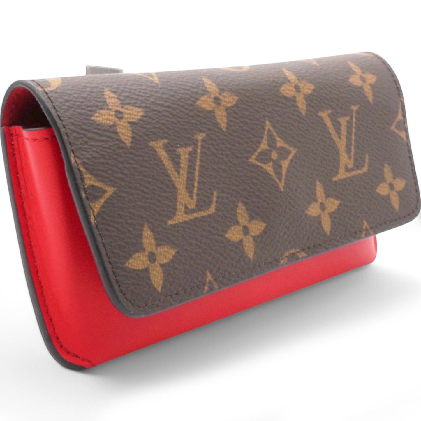Louis-vuitton Monogram Woody Glasses Case Rouge