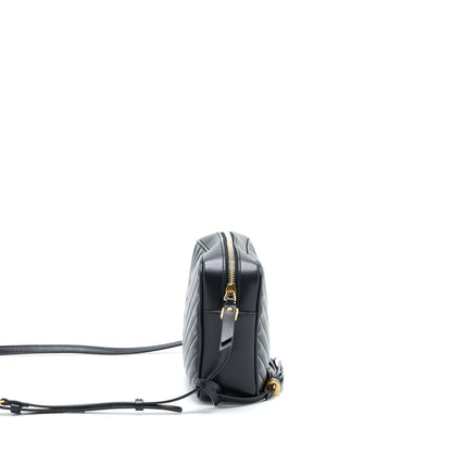 Saint Laurent/ YSL Lou Camera Bag Calfskin Black GHW