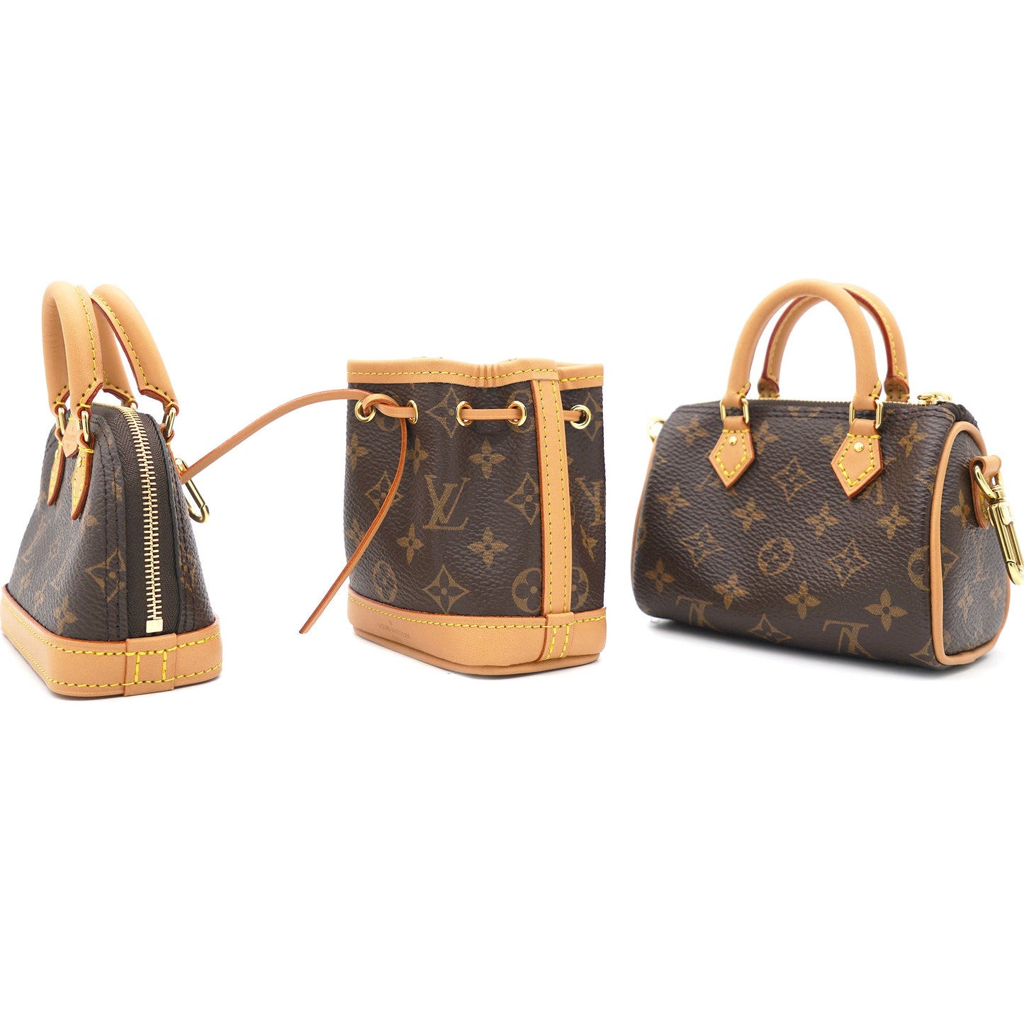 Louis-vuitton Monogram Trio Mini Icones