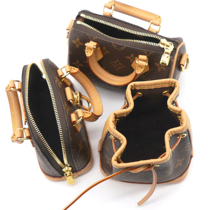 Louis-vuitton Monogram Trio Mini Icones