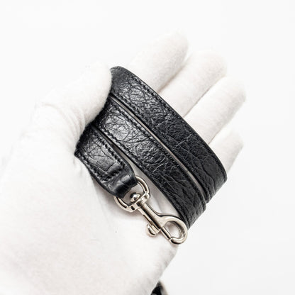 Saint Laurent Nano Sac De jour croc embossed calfskin black SHW
