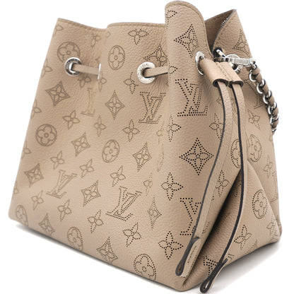 Louis-vuitton Galet Monogram Mahina Leather Bella Bucket Bag
