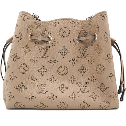 Louis-vuitton Galet Monogram Mahina Leather Bella Bucket Bag
