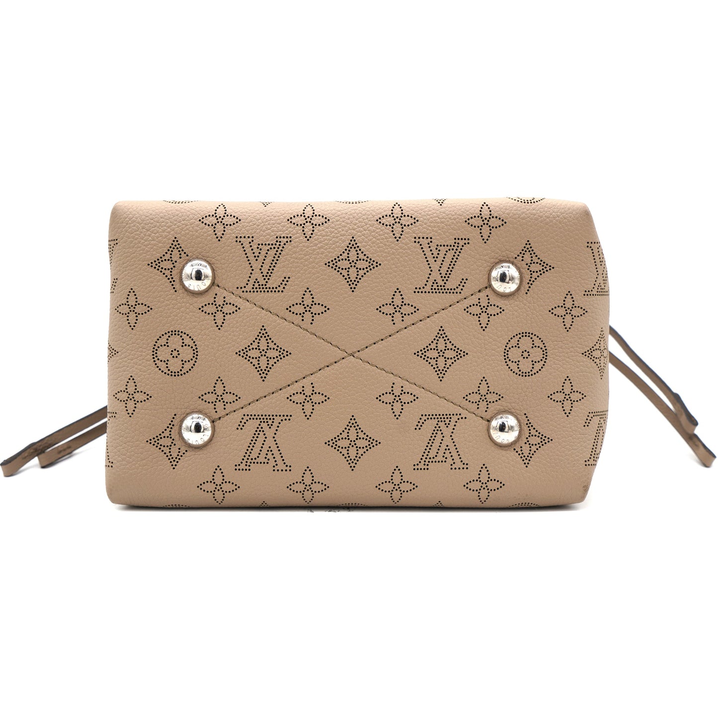Louis-vuitton Galet Monogram Mahina Leather Bella Bucket Bag