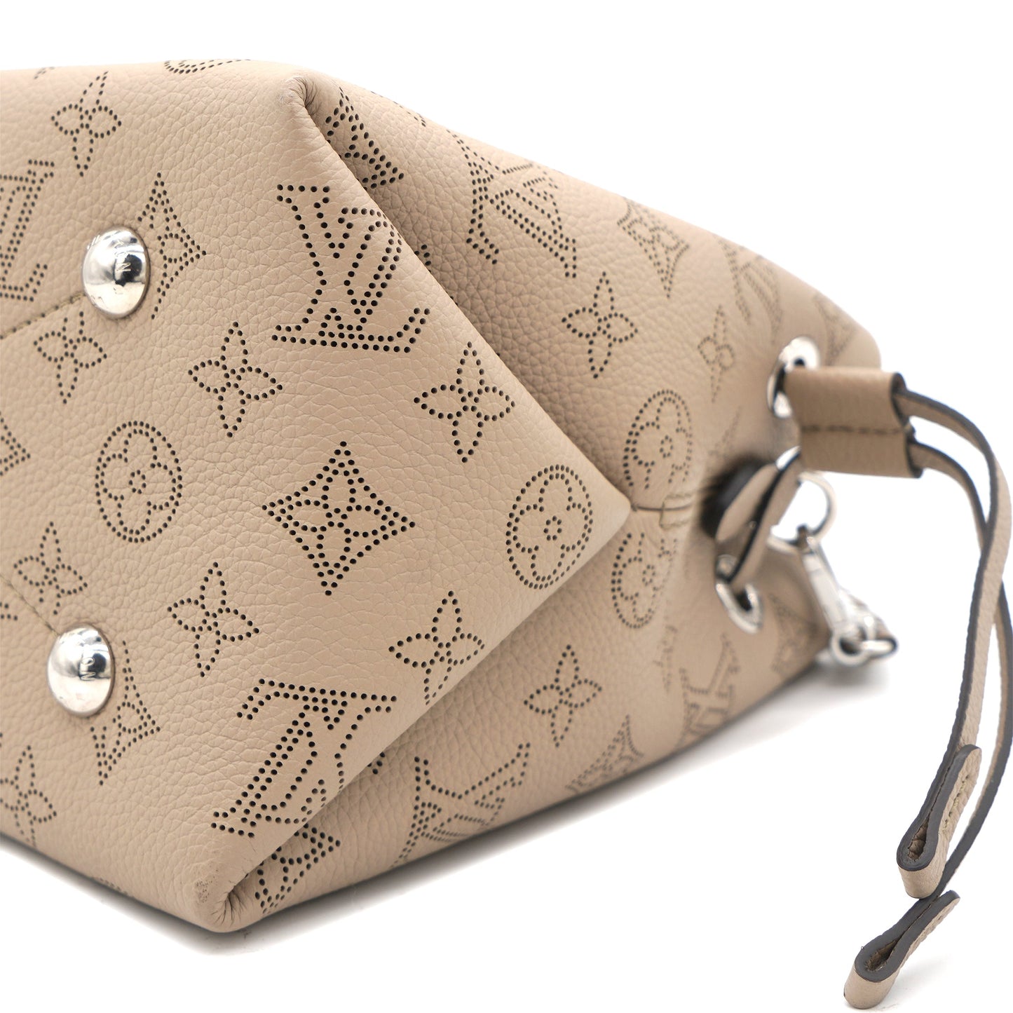 Louis-vuitton Galet Monogram Mahina Leather Bella Bucket Bag