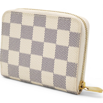 Louis-vuitton Damier Azur Zippy Coin Purse White