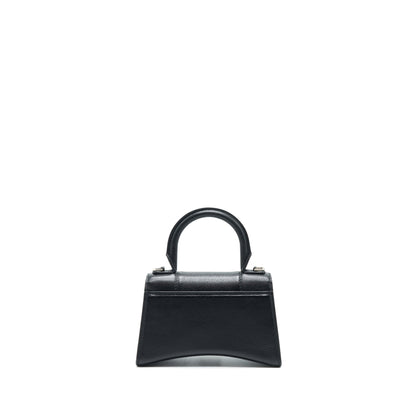Balenciaga Hourglass AS Grained Calfskin Black SHW
