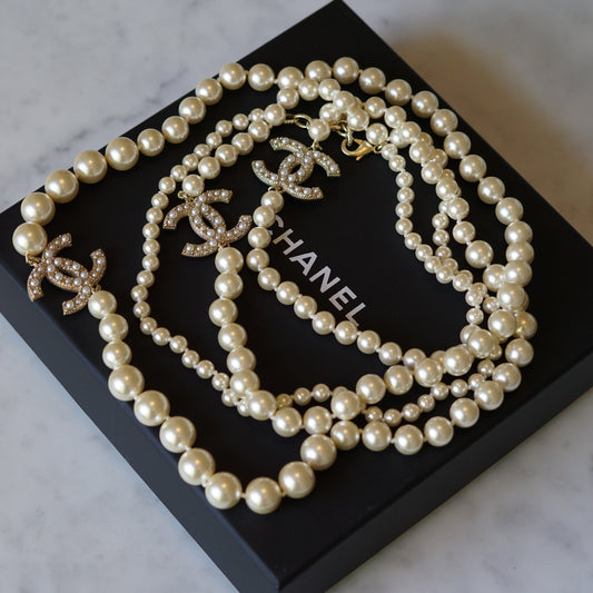 CHANEL NECKLACE PEARLS | 100TH ANNIVERSARY CHANEL