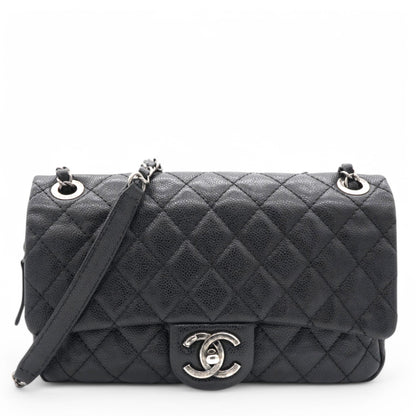 Caviar Flap Bag Black