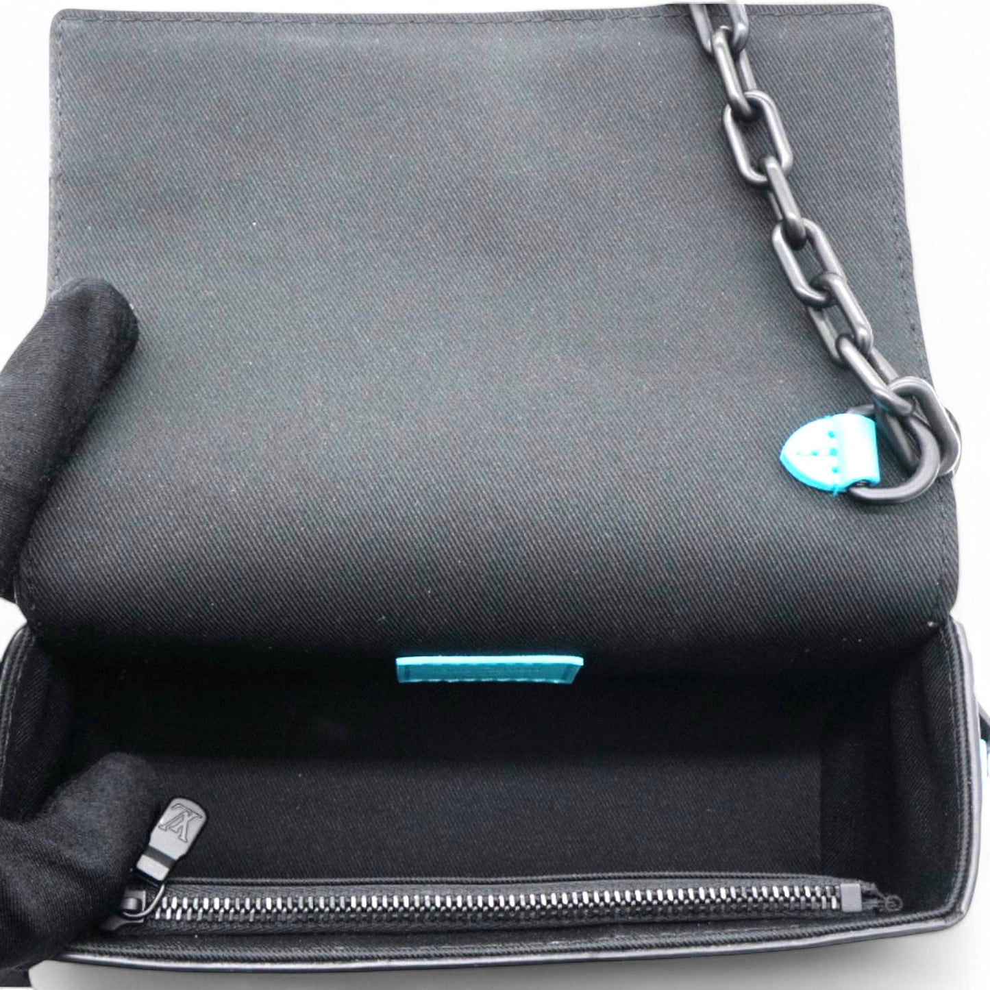 Louis-vuitton Steamer Wearable Wallet Black/Grey