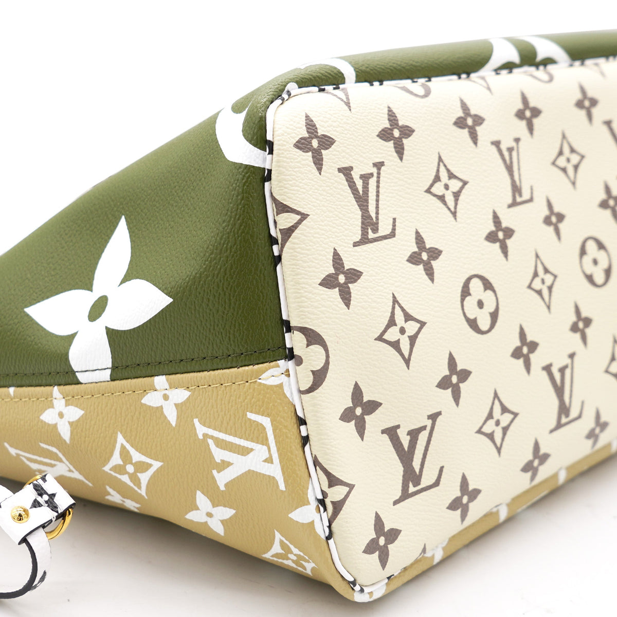 Louis-vuitton Khaki Giant Monogram Canvas Neverfull MM Bag