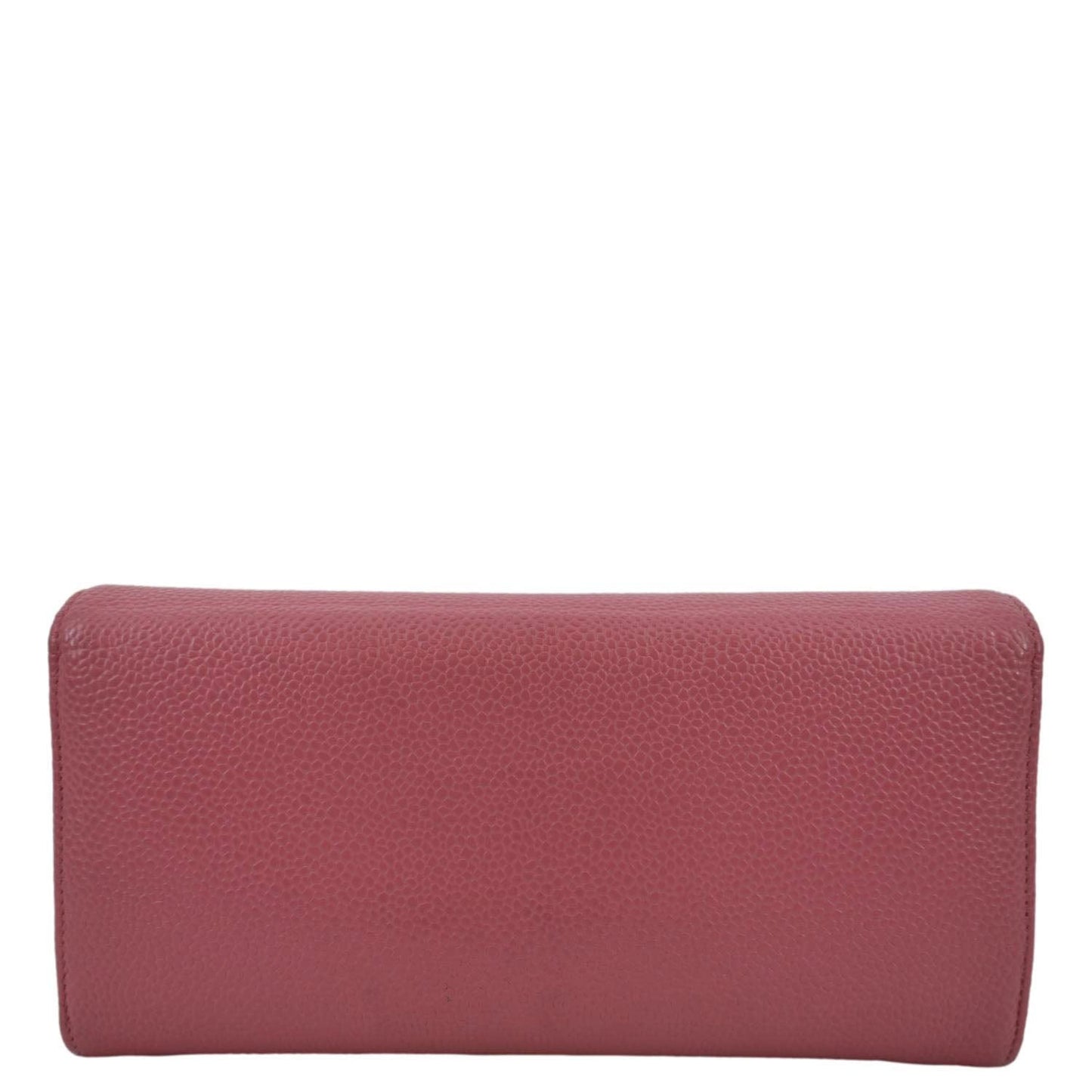 Chanel Timeless CC Flap Caviar Leather Wallet Pink