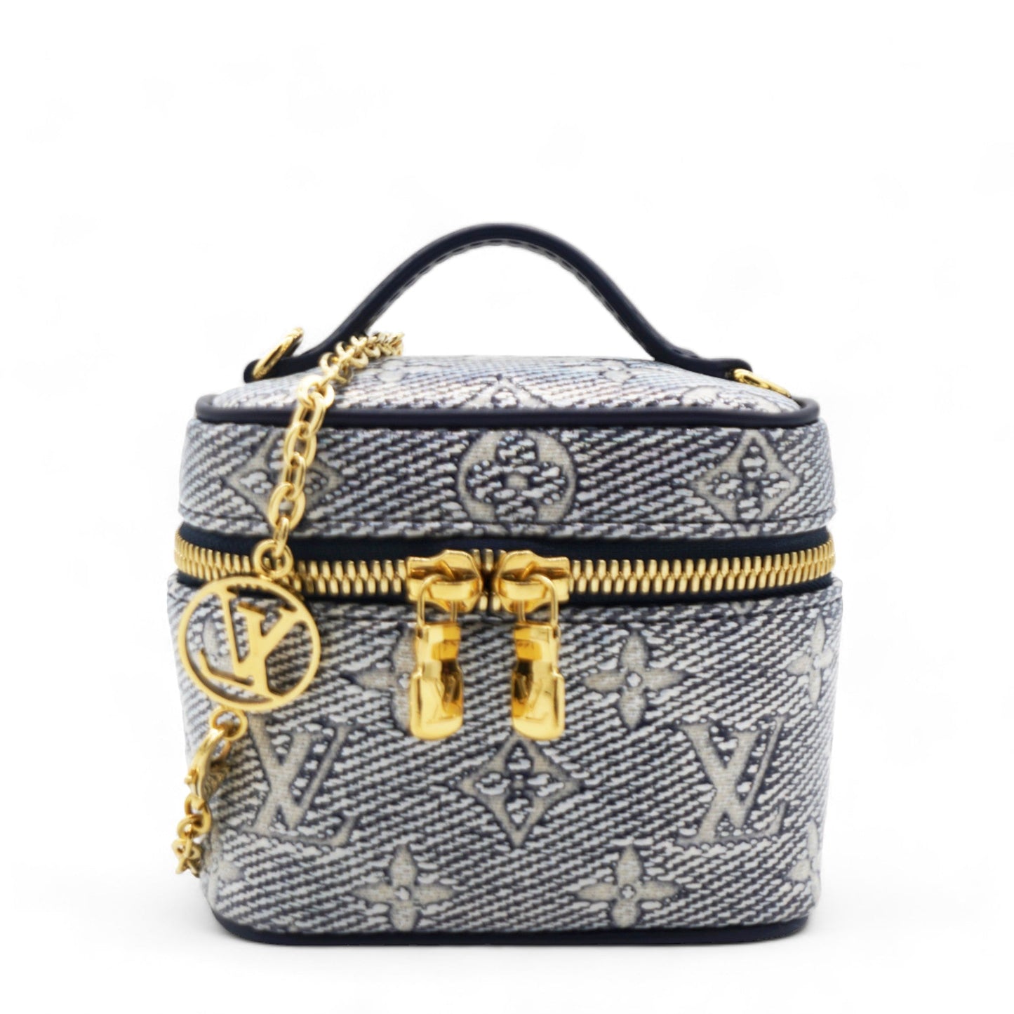 Louis-vuitton Monoglam Micro Vanity Blue