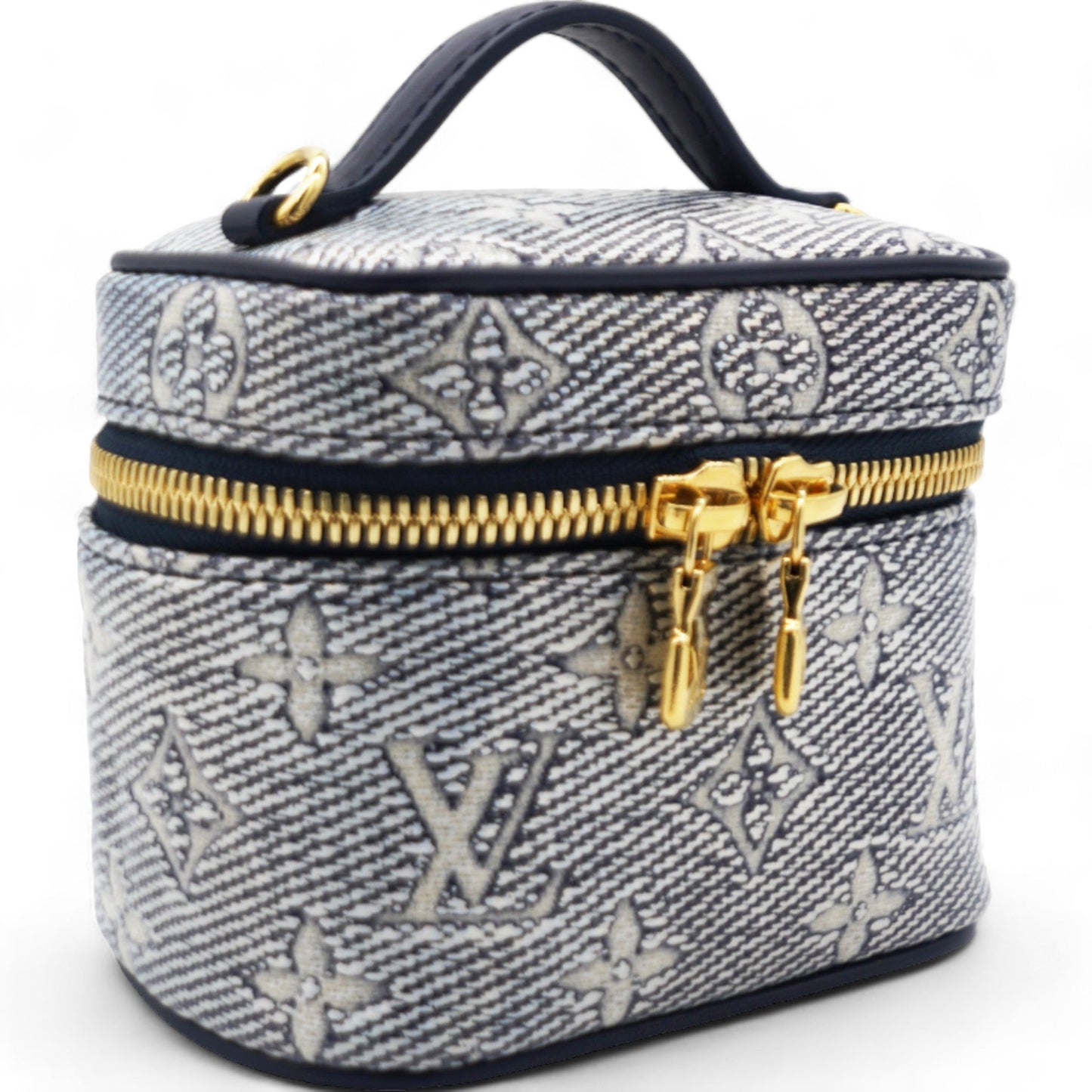 Louis-vuitton Monoglam Micro Vanity Blue