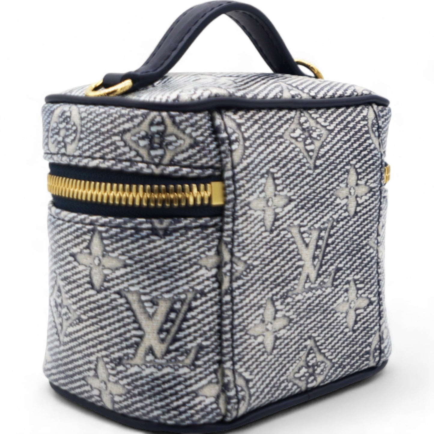 Louis-vuitton Monoglam Micro Vanity Blue