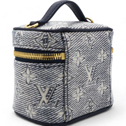 Louis-vuitton Monoglam Micro Vanity Blue