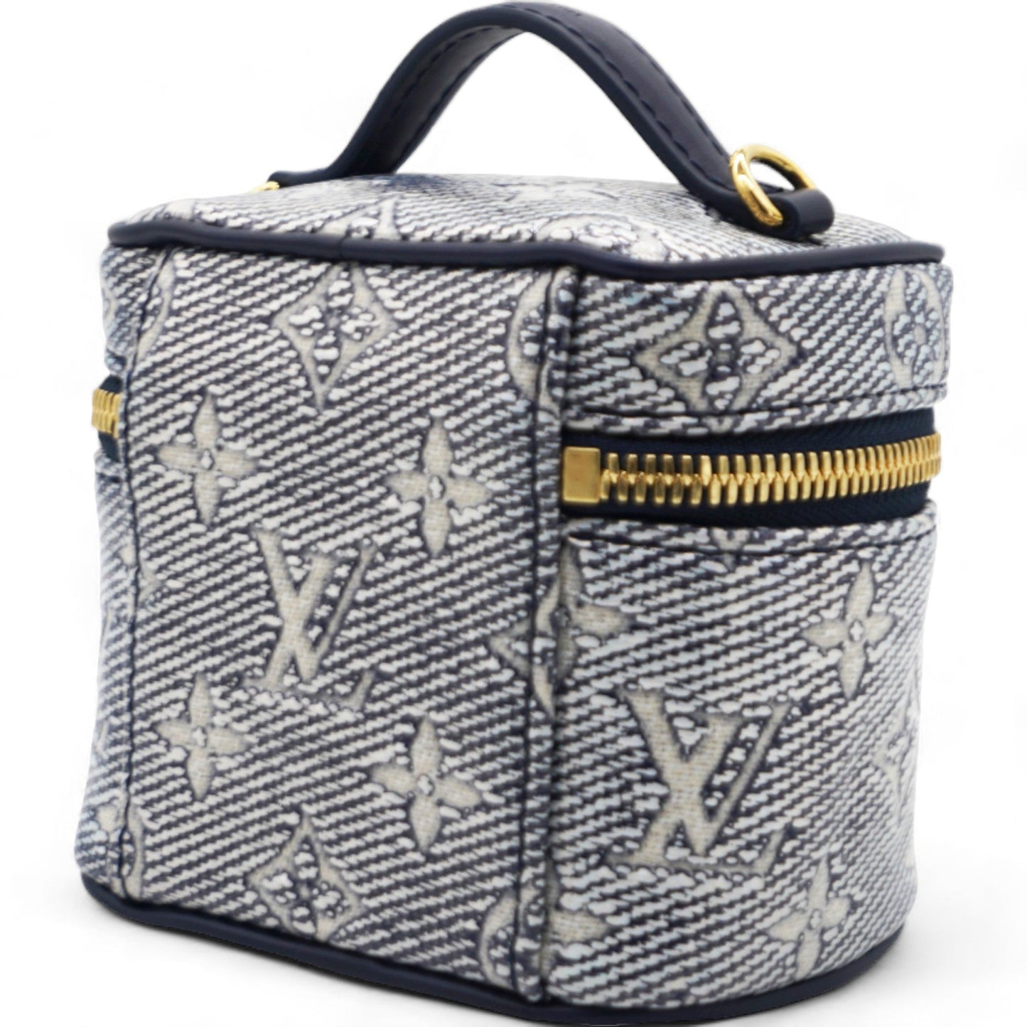 Louis-vuitton Monoglam Micro Vanity Blue