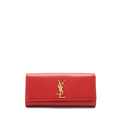 Saint Laurent/YSL Clutch Caviar Red GHW