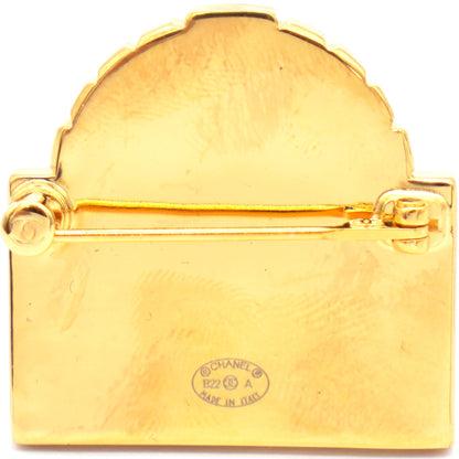 Rue Cambon Gold Dome Brooch