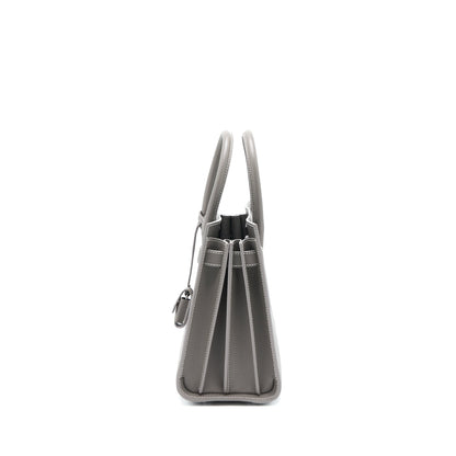 Saint Laurent Baby Sac De Jour Calfskin Grey SHW