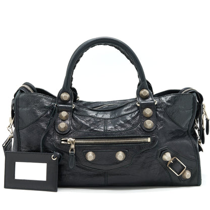 Balenciaga Giant City Bag Navy SHW