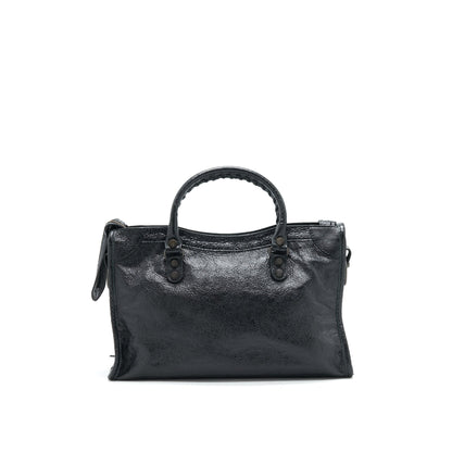 Balenciaga Classic City S leather tote black