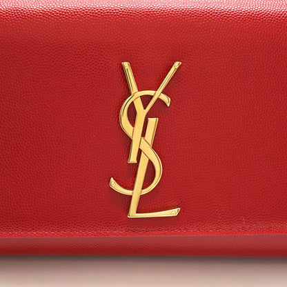 Saint Laurent/YSL Clutch Caviar Red GHW