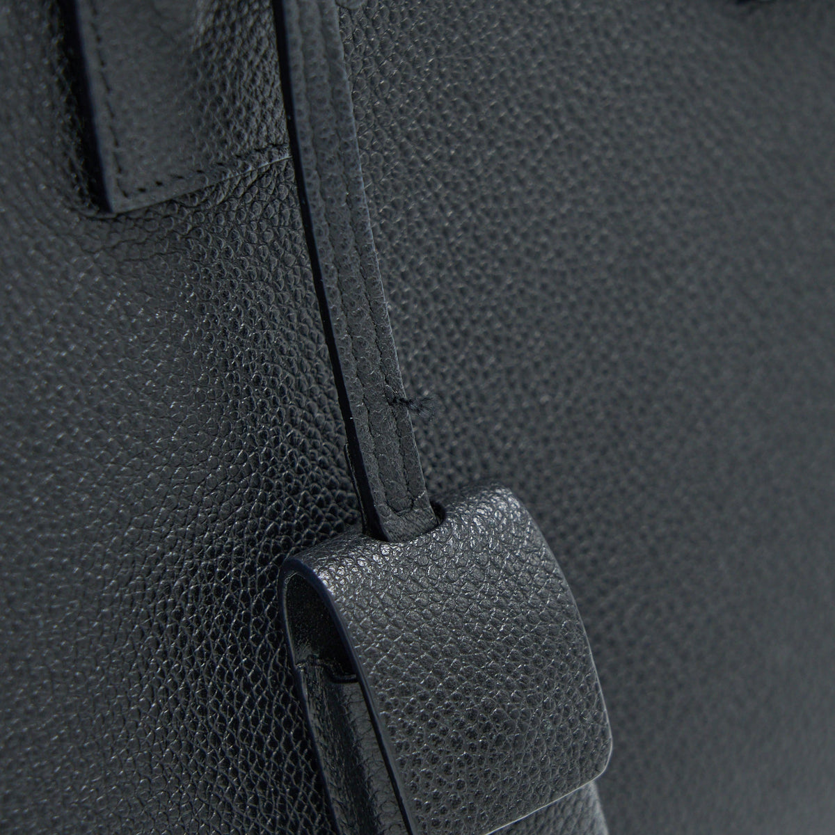 Saint Laurent Baby Sac De Jour Grained Calfskin Black SHW